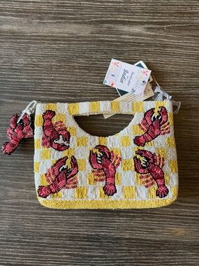 NWT Beaded Lobster Purse